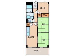 メゾン藤井寺の物件間取画像